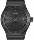 HUGO BOSS Candor Automatic Black Steel Bracelet