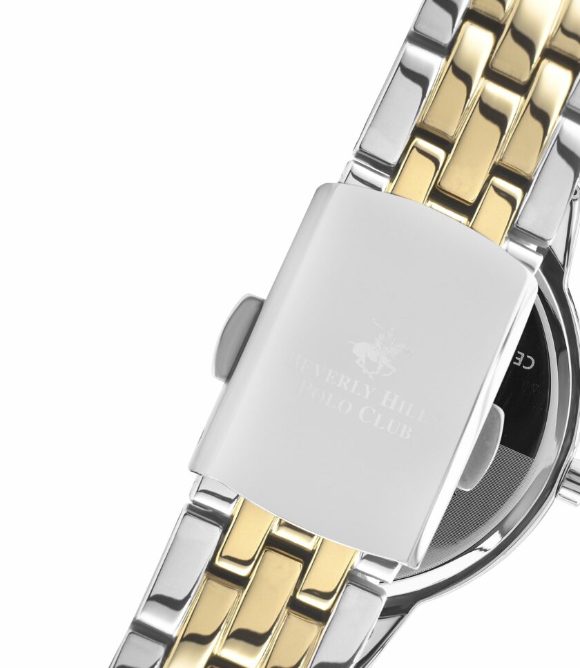 BEVERLY HILLS POLO CLUB Crystals Two Tone Stainless Steel Bracelet - Image 2