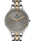 BEVERLY HILLS POLO CLUB Crystals Two Tone Stainless Steel Bracelet