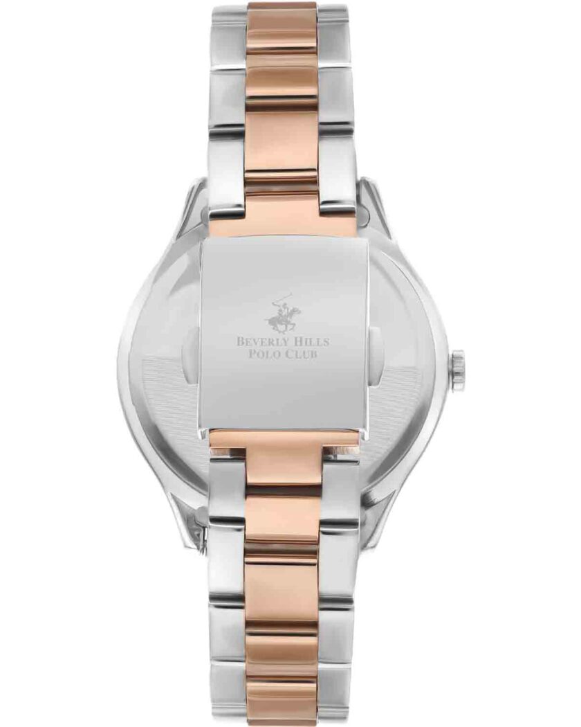 BEVERLY HILLS POLO CLUB Crystals Two Tone Stainless Steel Bracelet - Image 3