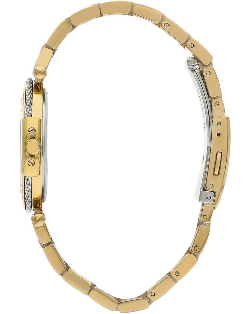 BEVERLY HILLS POLO CLUB Diamond Gold Stainless Steel Bracelet - Image 2