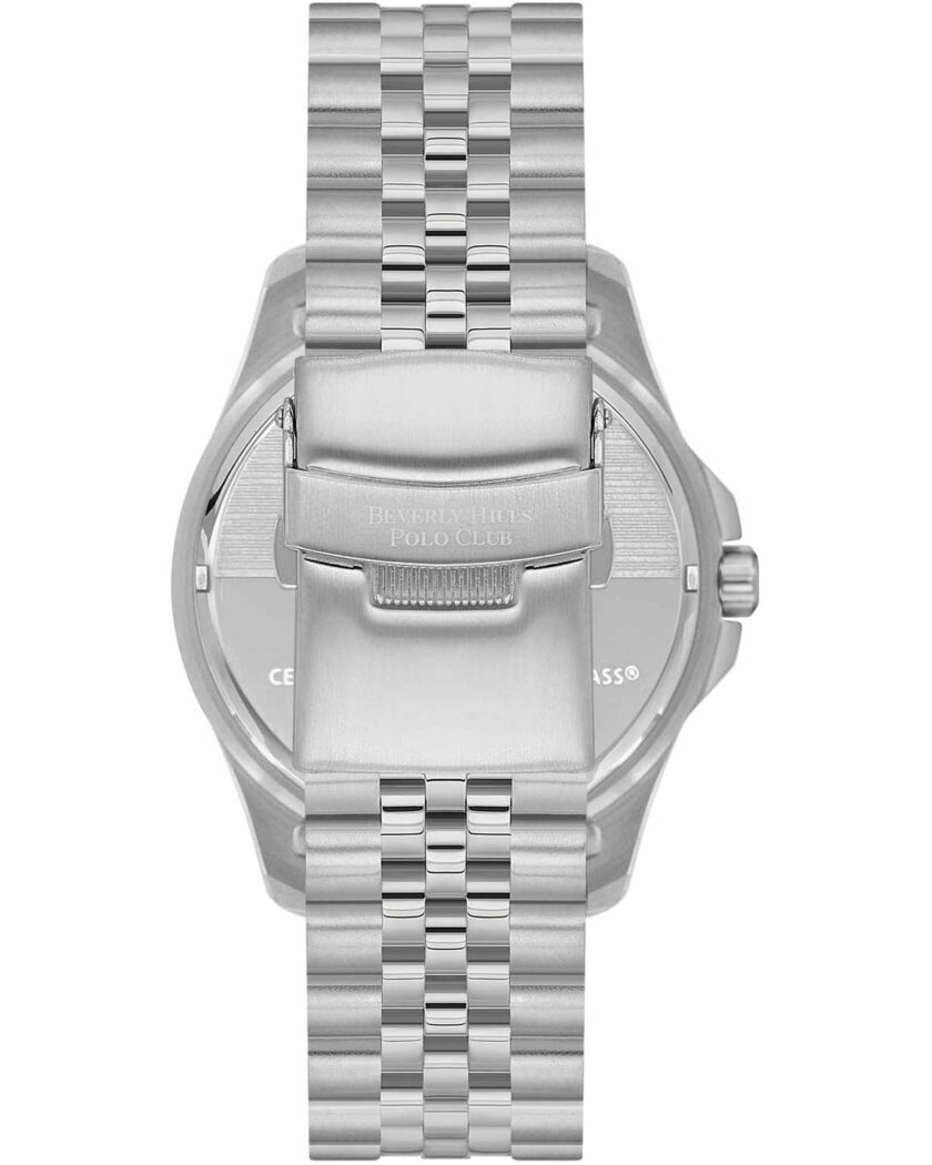 BEVERLY HILLS POLO CLUB Silver Stainless Steel Bracelet - Image 3