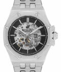 BEVERLY HILLS POLO CLUB Automatic Silver Stainless Steel Bracelet