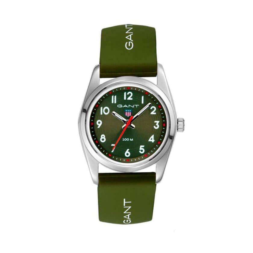 Gant Graduate Green Rubber Strap