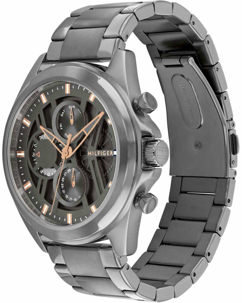 TOMMY HILFIGER Sport Grey Stainless Steel Bracelet - Image 2
