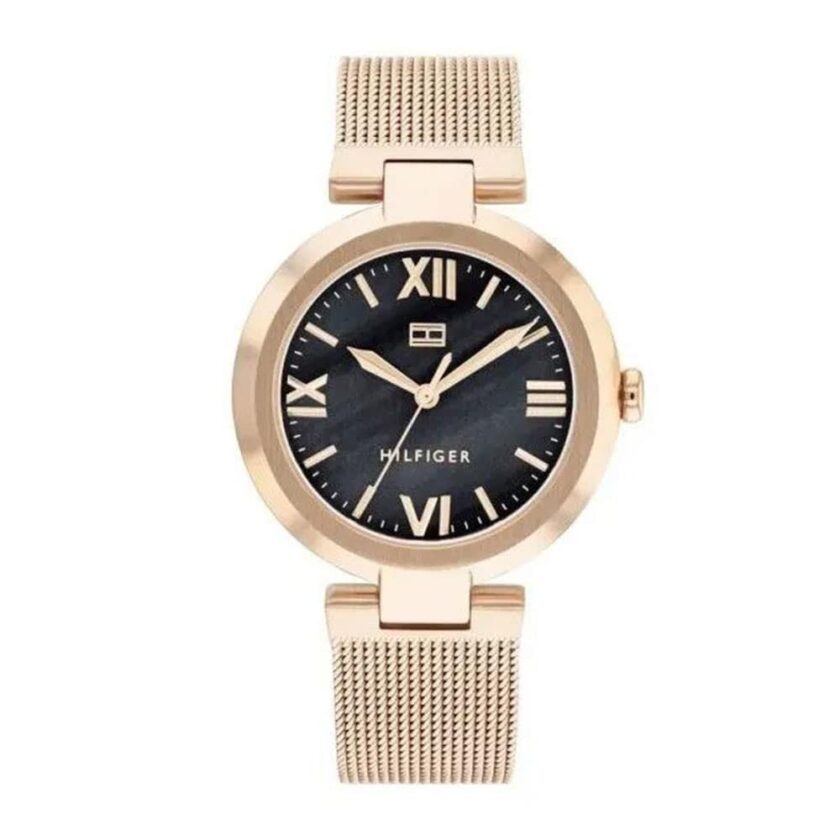 Tommy Hilfiger Alice Rose Gold Stainless Steel Mesh Bracelet
