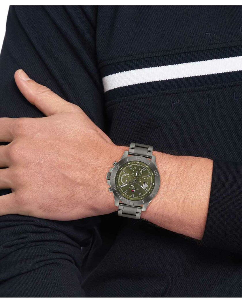 TOMMY HILFIGER Sport Grey Stainless Steel Bracelet - Image 3