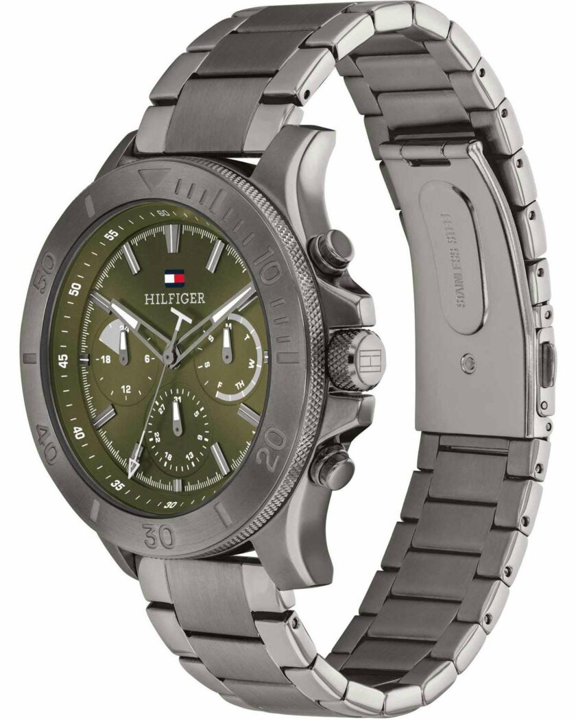 TOMMY HILFIGER Sport Grey Stainless Steel Bracelet - Image 2