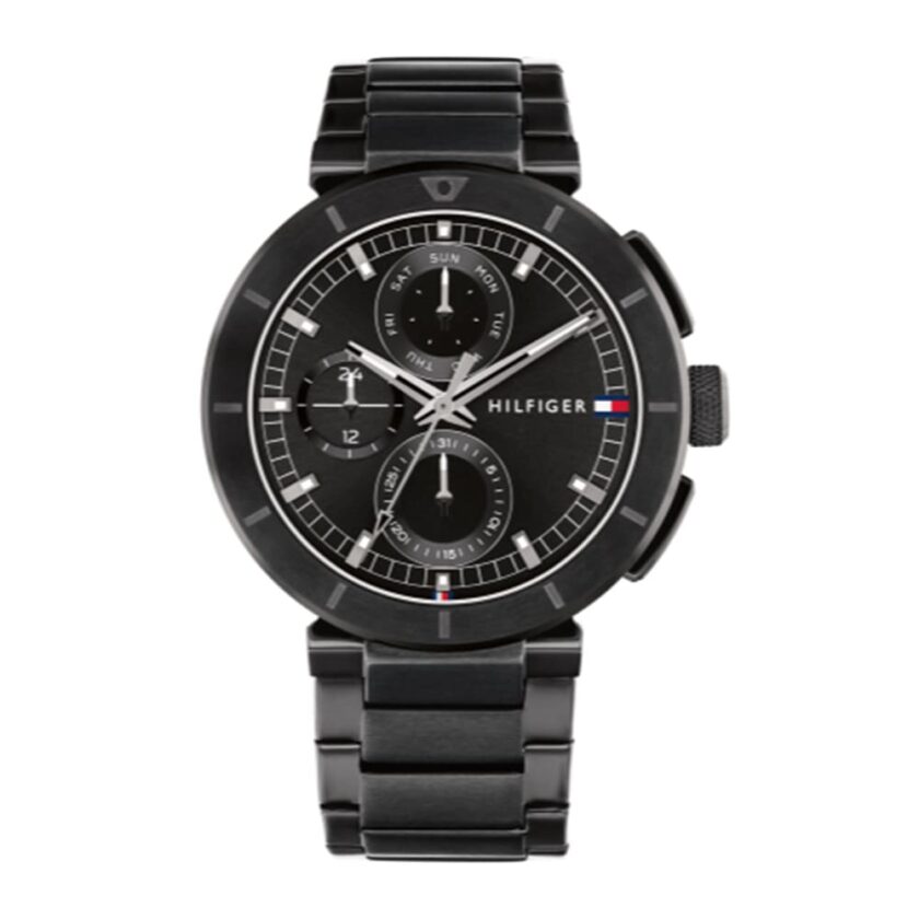 Tommy Hilfiger Lorenzo Black Stainless Steel Bracelet