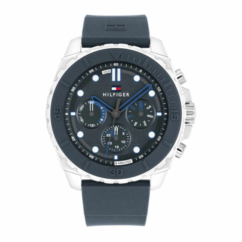 Tommy Hilfiger Morgan Blue Rubber Strap