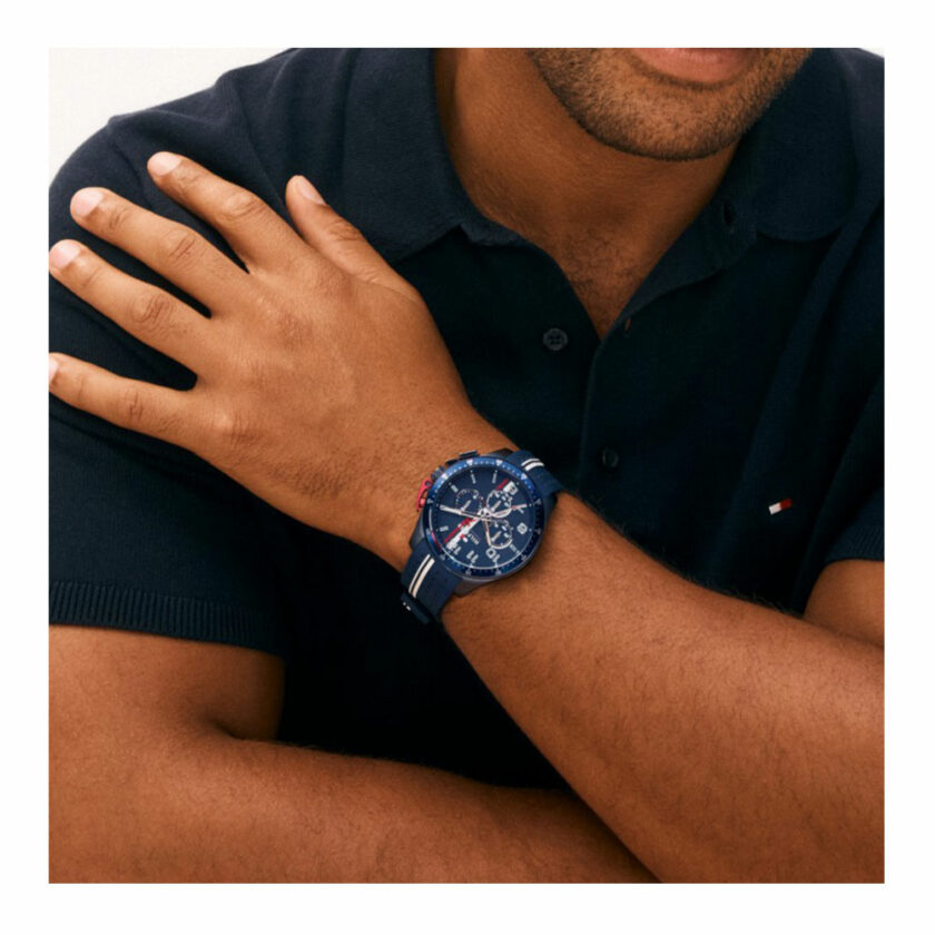 Tommy Hilfiger Blue Rubber Strap - Image 2