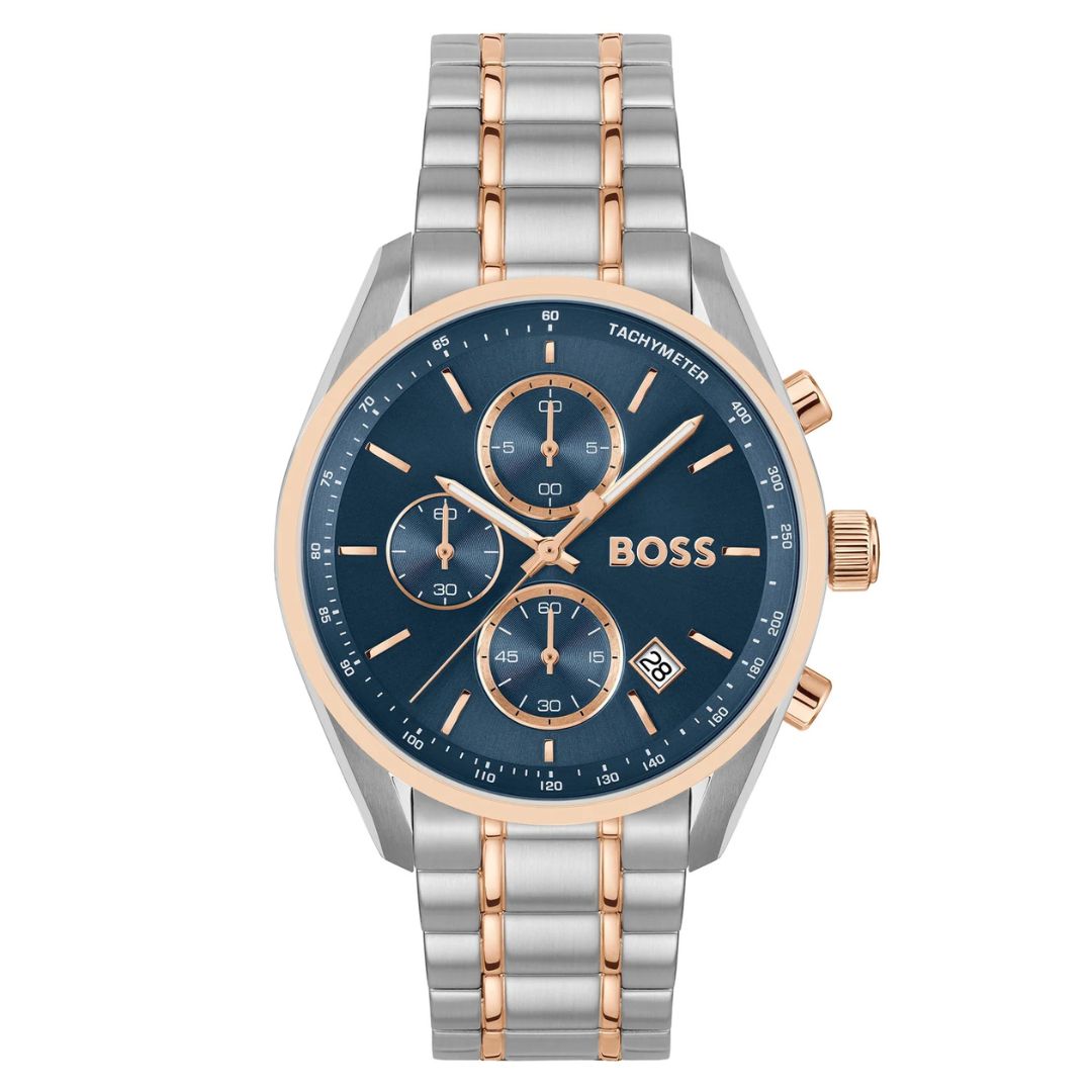 HUGO BOSS Ανδρικό Ρολόι GRAND PRIX Chrono Blue