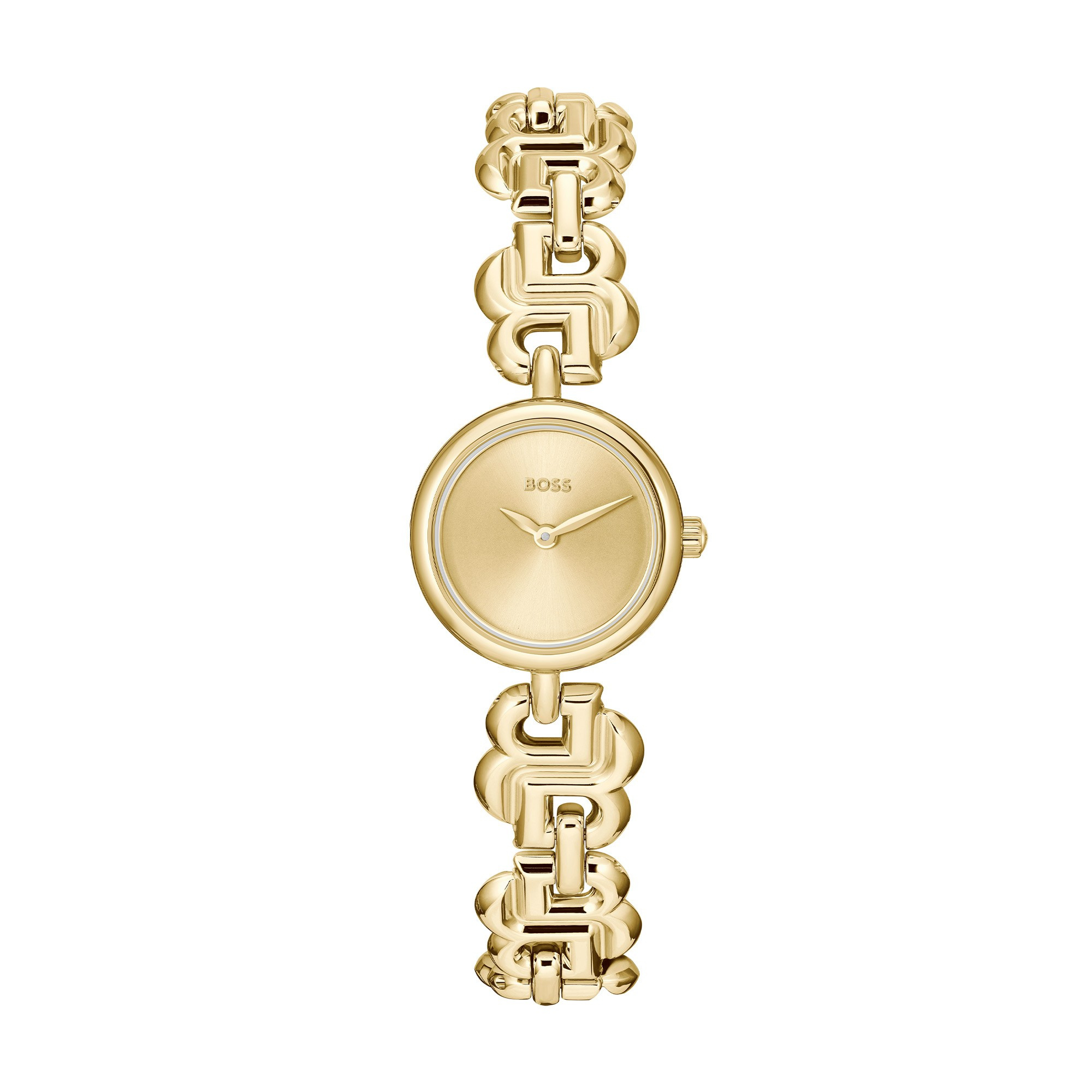 Hugo Boss Double B Gold Stainless Steel Bracelet