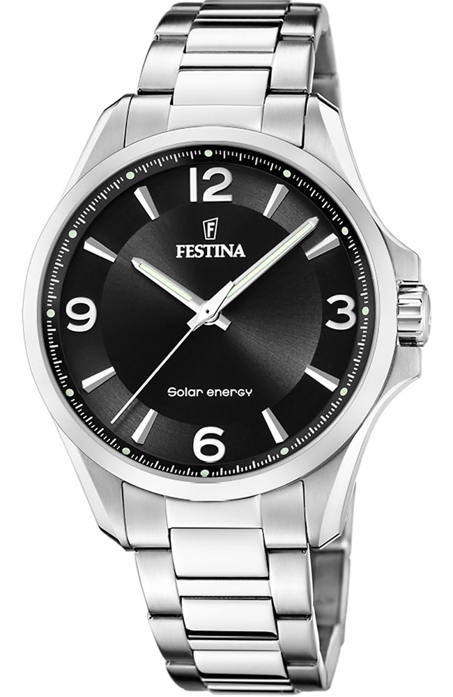 FESTINA Solar Silver Stainless Steel