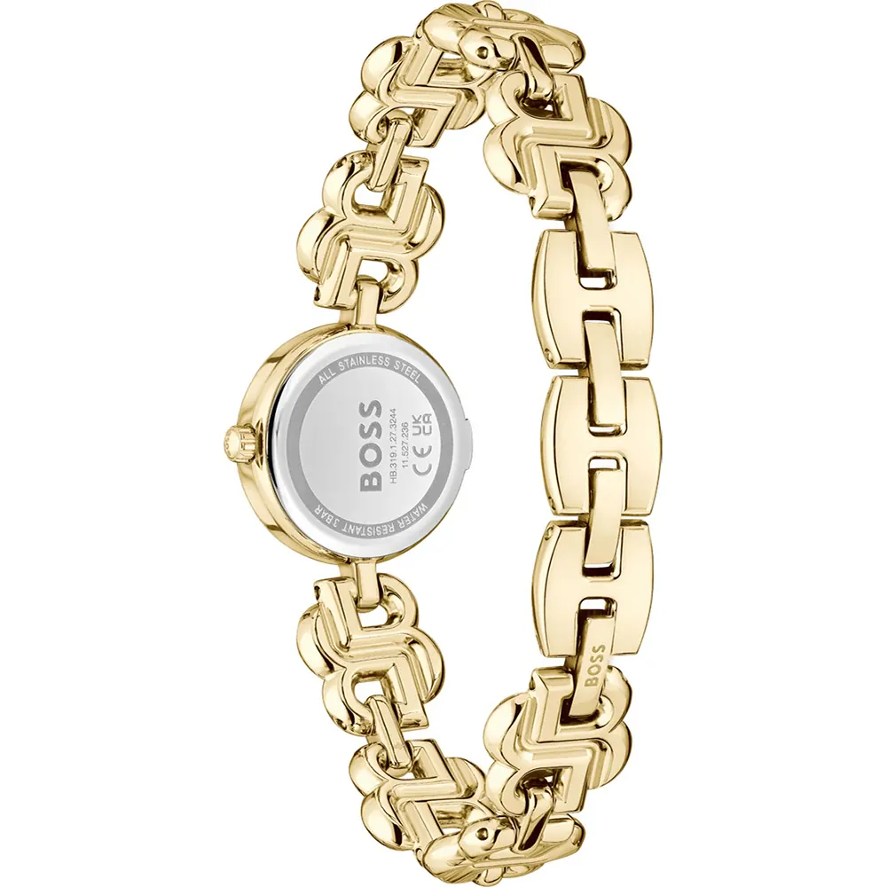 Hugo Boss Double B Gold Stainless Steel Bracelet - Image 2